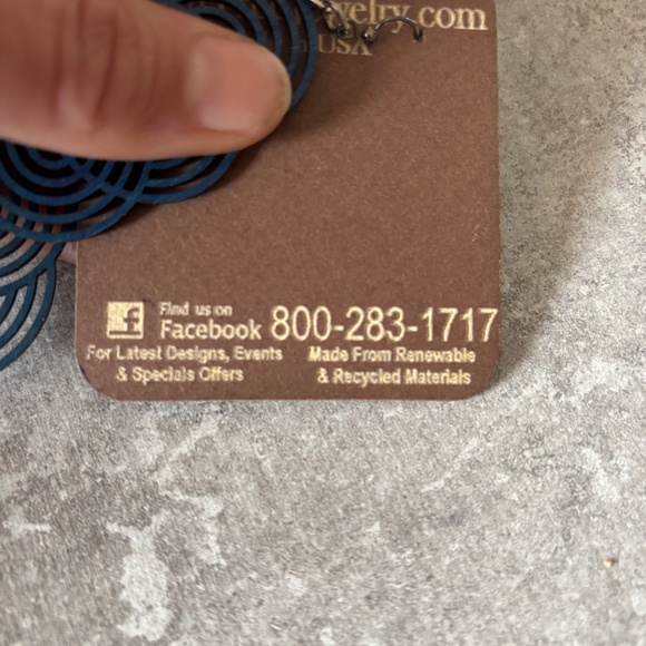 Green Tree Jewelry Earrings Lightweight Laser Cut Wood 2 pairs - Picture 2 of 11